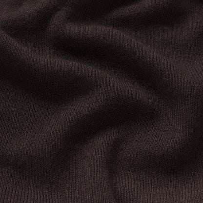 ESSENTIAL KNIT LONG SLEEVE V NECK | ESPRESSO