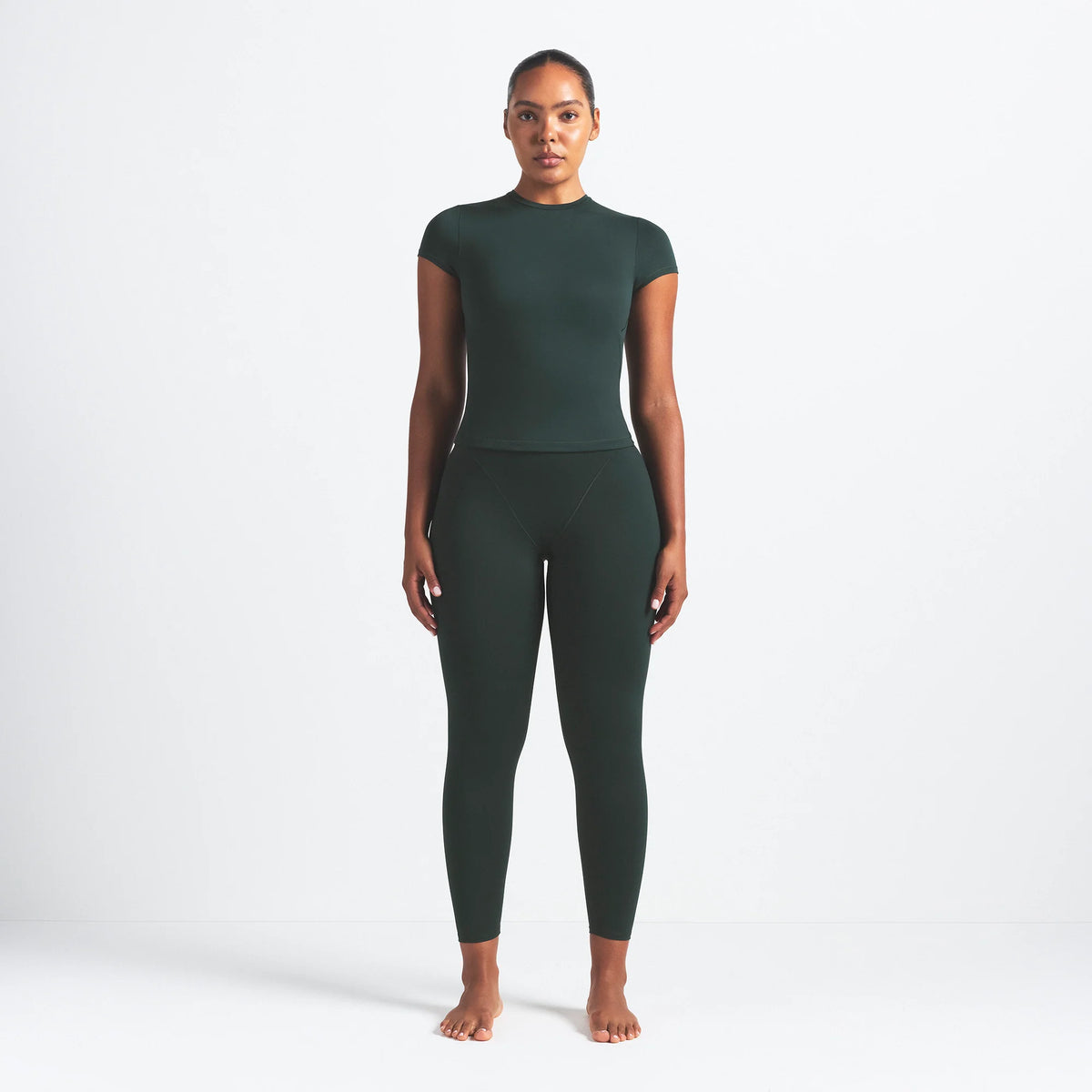 NikeSKIMS MATTE V-LINE 26" LEGGING | DARK TEAL