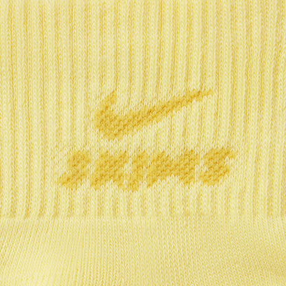 NikeSKIMS ACCESSORIES DRI-FIT™ QUARTER CREW SOCK 3-PACK | BICYCLE YELLOW MULTI