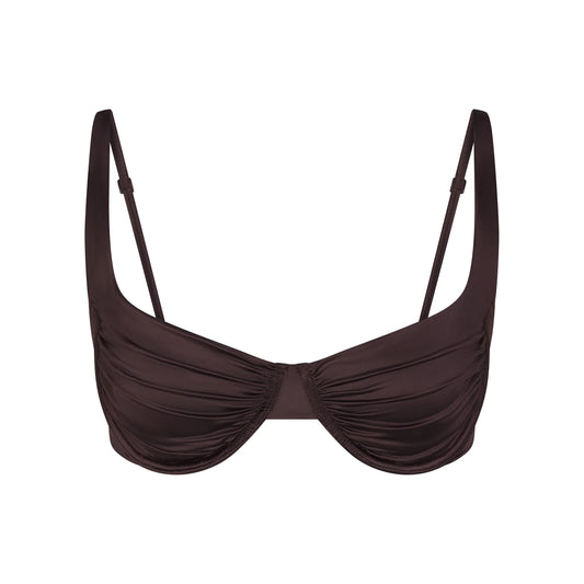 SATIN SWIM BALCONETTE BIKINI TOP | PHOENIX