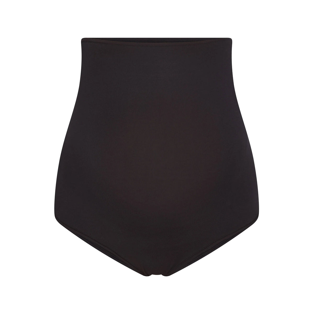 COTTON JERSEY MATERNITY HIGH-WAISTED BRIEF | SOOT