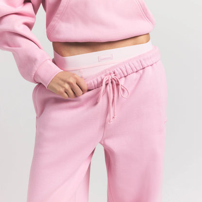 COTTON FLEECE STRAIGHT LEG PANT | HALITE