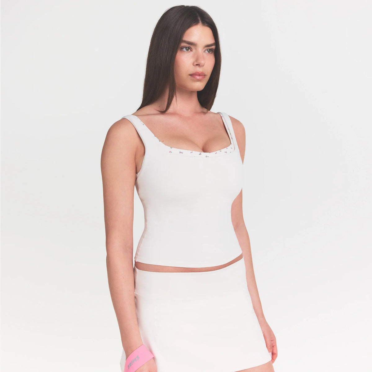 NikeSKIMS MATTE SQUARE NECK TANK | IVORY
