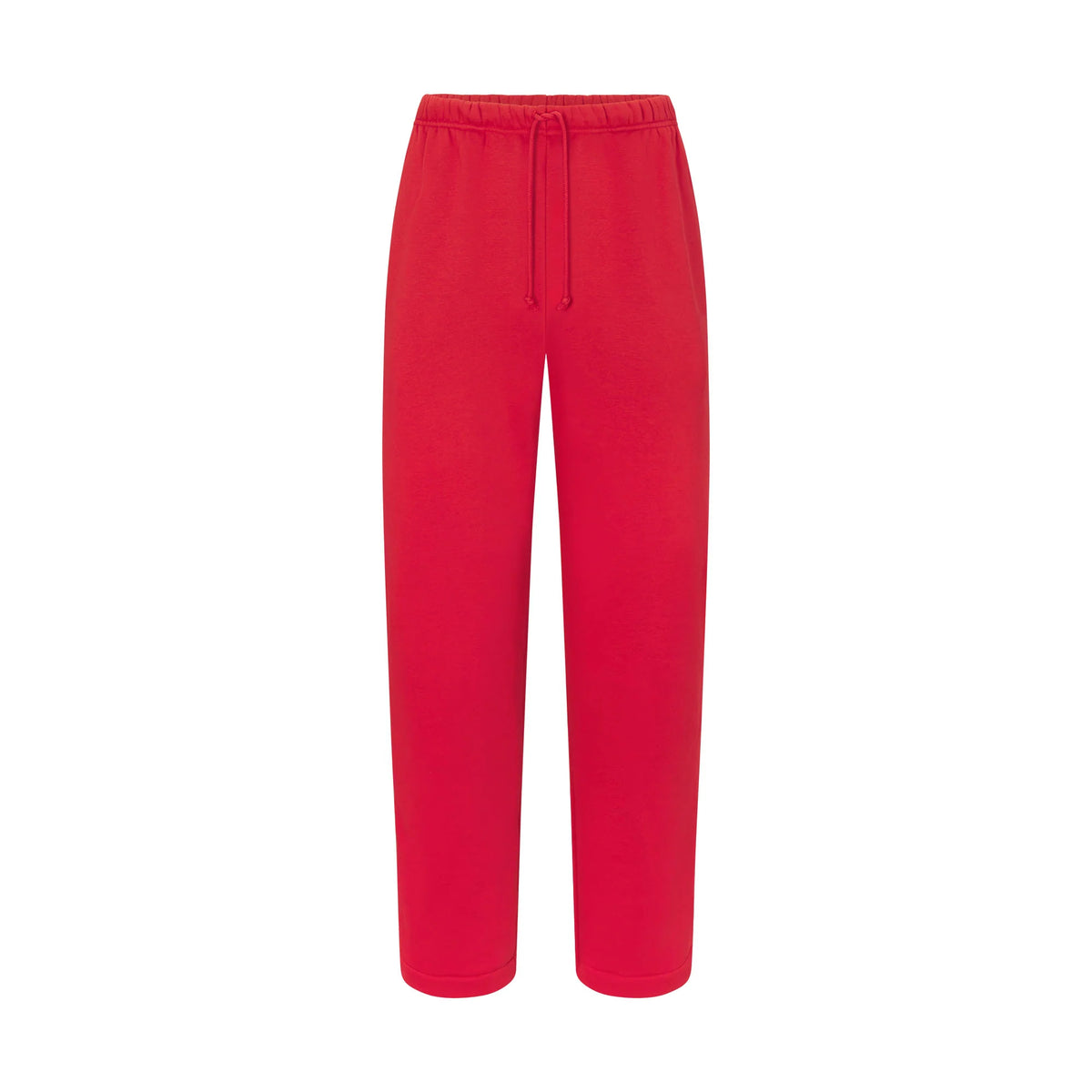 FLEECE LOUNGE MENS CLASSIC STRAIGHT LEG PANT | WASHED RED