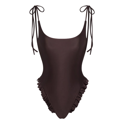 SATIN SWIM LOW BACK ONE PIECE | PHOENIX
