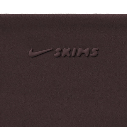 NikeSKIMS MATTE TWIST-FRONT BRA | DARK SEPIA