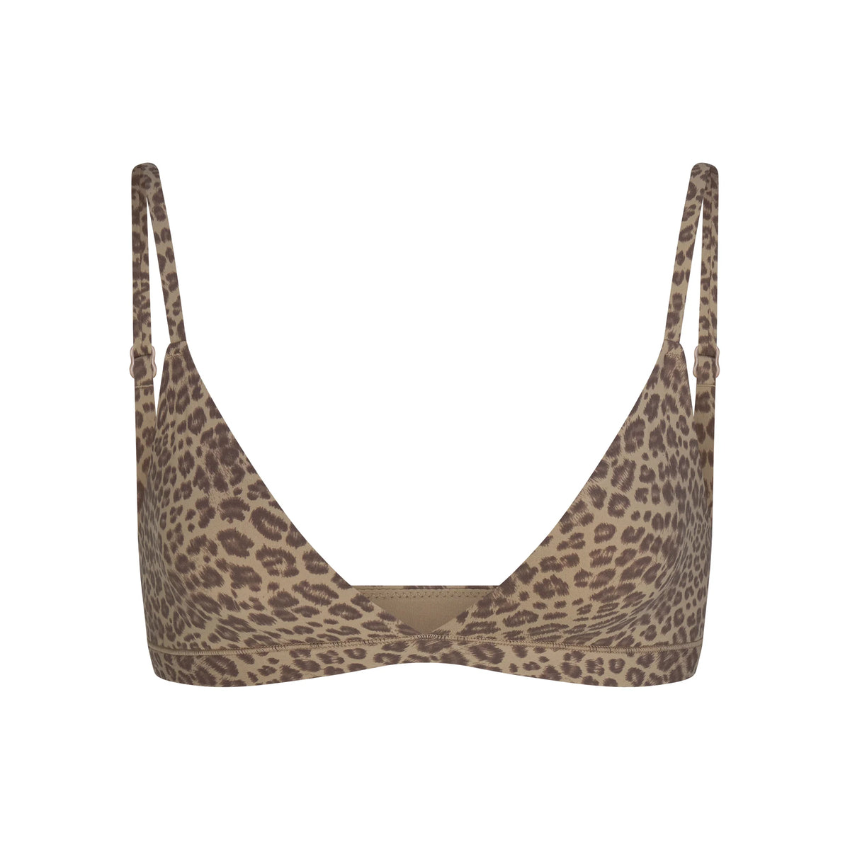 FITS EVERYBODY TRIANGLE BRALETTE | DESERT LEOPARD INK PRINT