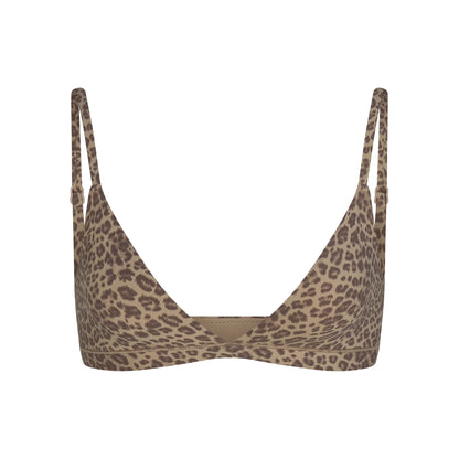 FITS EVERYBODY TRIANGLE BRALETTE | DESERT LEOPARD INK PRINT