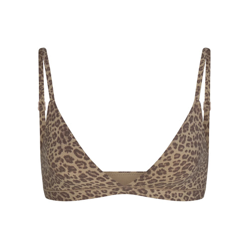 FITS EVERYBODY TRIANGLE BRALETTE | DESERT LEOPARD INK PRINT