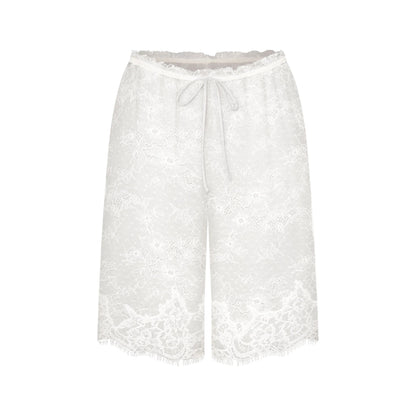 ULTRA FINE LACE LONG SHORT | MARBLE