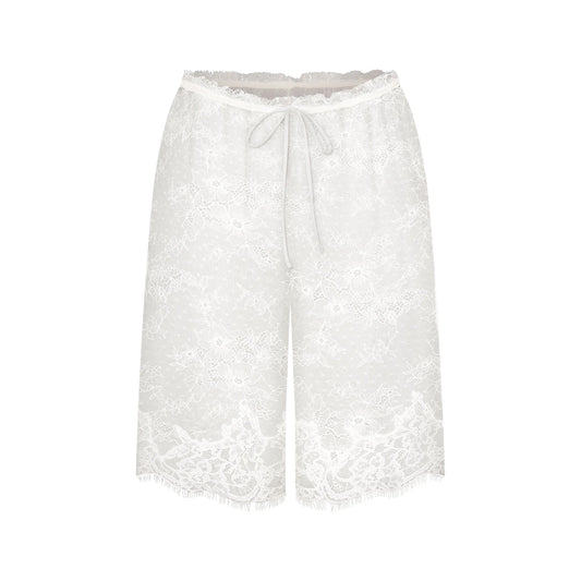 ULTRA FINE LACE LONG SHORT | MARBLE