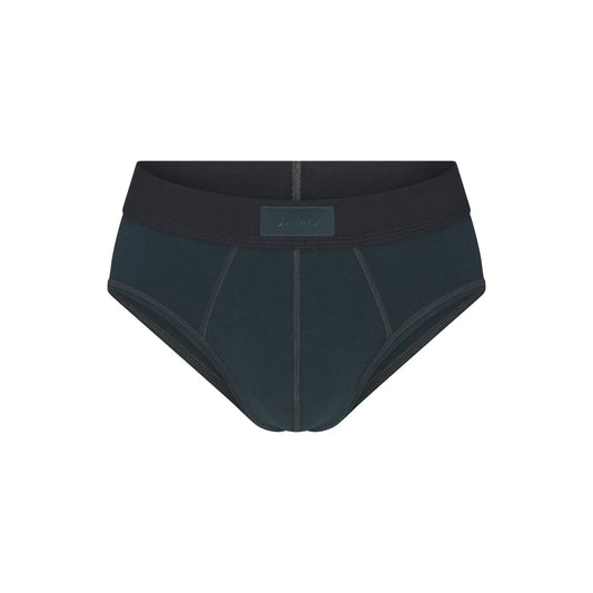 SKIMS COTTON MENS BRIEF | VERDANT