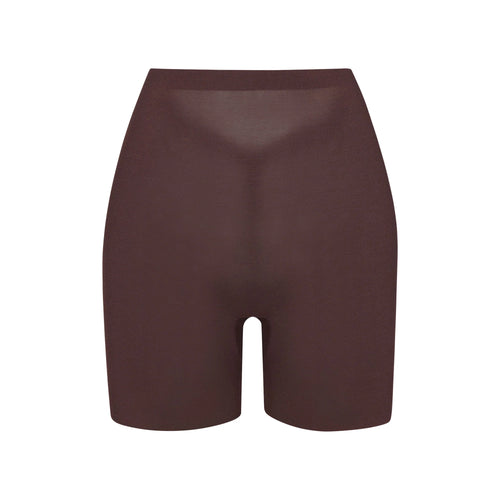 SHEER SCULPT LOW BACK SHORT | COCOA