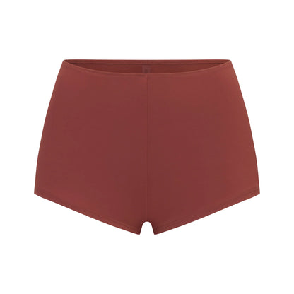SIGNATURE SWIM SHORT BIKINI BOTTOM | HENNA