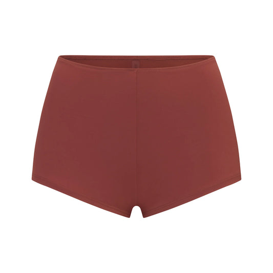 SIGNATURE SWIM SHORT BIKINI BOTTOM | HENNA