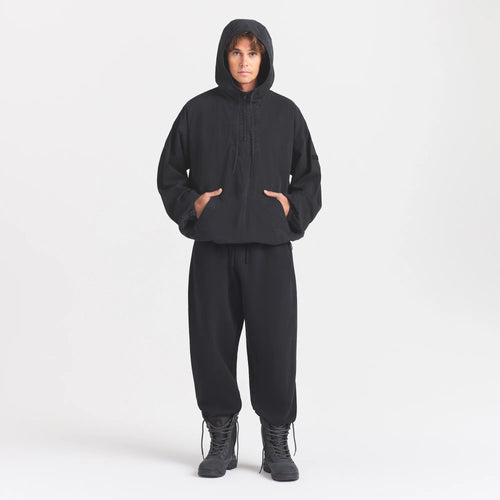 WOVEN MENS ANORAK JACKET | ONYX