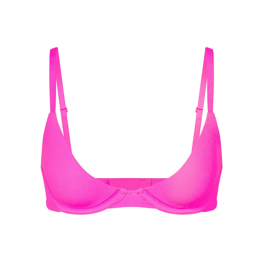 FITS EVERYBODY PLUNGE BRA | NEON PINK