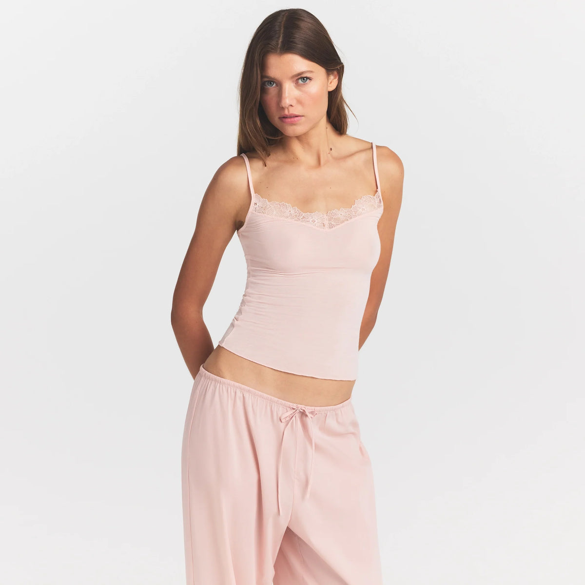 SHEER MODAL LACE CAMI | PRIMROSE