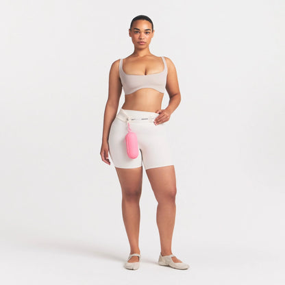 NikeSKIMS STUDIO STRETCH SEAM FRONT MICRO BRA | LINEN