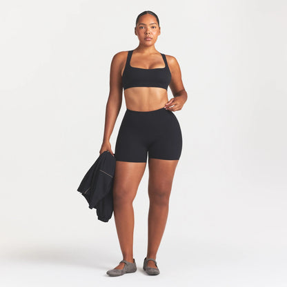 NikeSKIMS STUDIO STRETCH 5" BIKER SHORT | OBSIDIAN