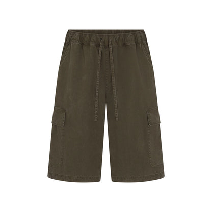 WOVEN MENS RELAXED CARGO SHORT | JUNGLE