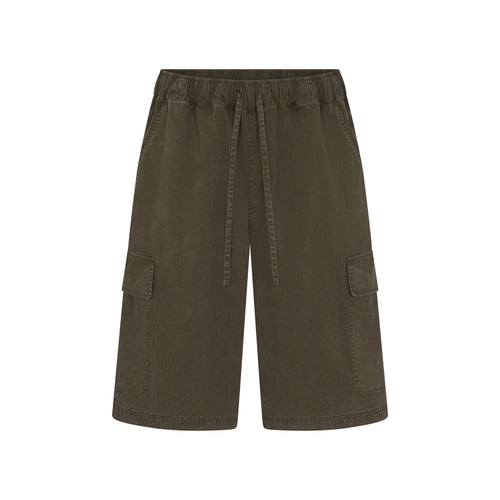 WOVEN MENS RELAXED CARGO SHORT | JUNGLE
