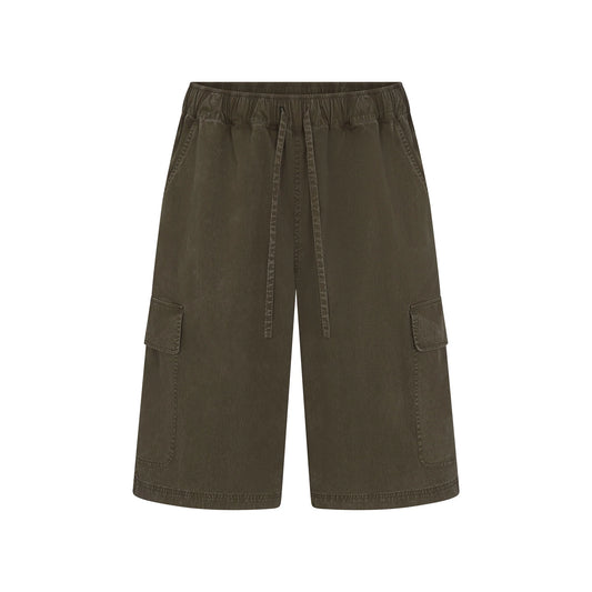 WOVEN MENS RELAXED CARGO SHORT | JUNGLE