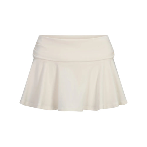 COTTON JERSEY FOLDOVER MINI SKORT | MARBLE