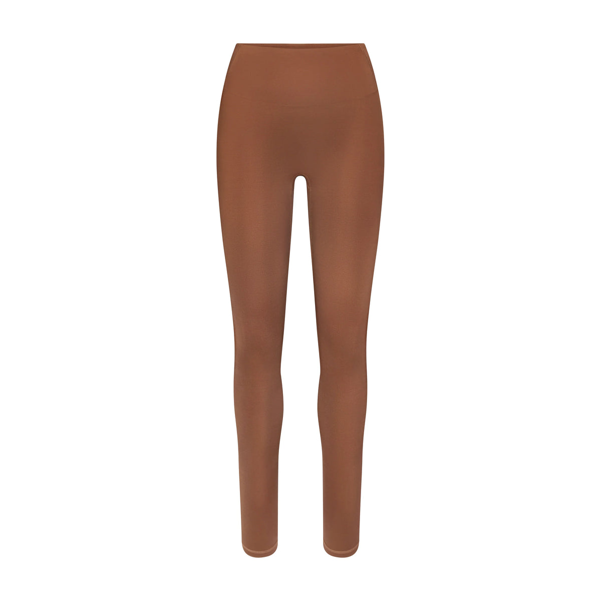 NikeSKIMS SATIN SHINE BONDED WAIST 29" LEGGING | CAROB BROWN