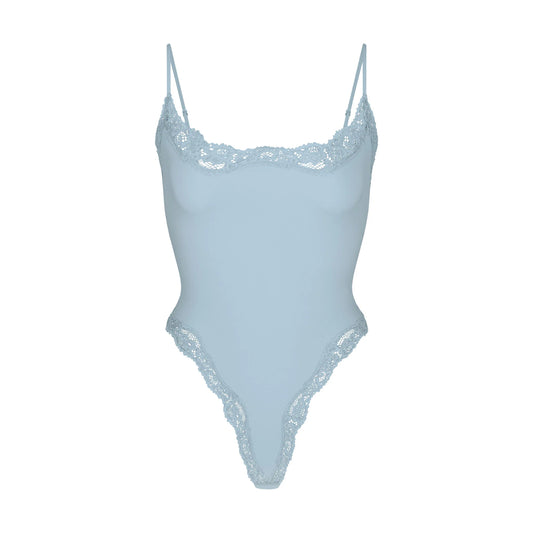 FITS EVERYBODY LACE CAMI BODYSUIT | DENIM