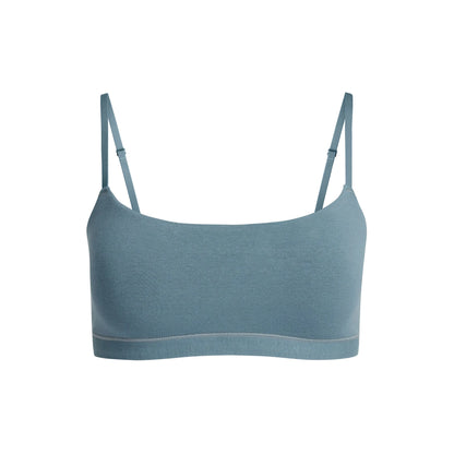 COTTON JERSEY SCOOP BRALETTE | KYANITE