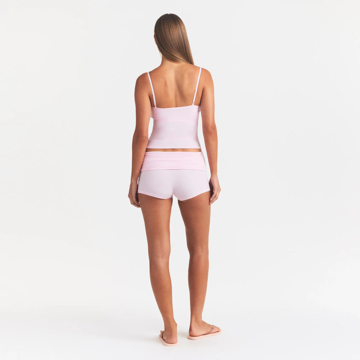 COTTON JERSEY SCOOP NECK CAMI | CHERRY BLOSSOM