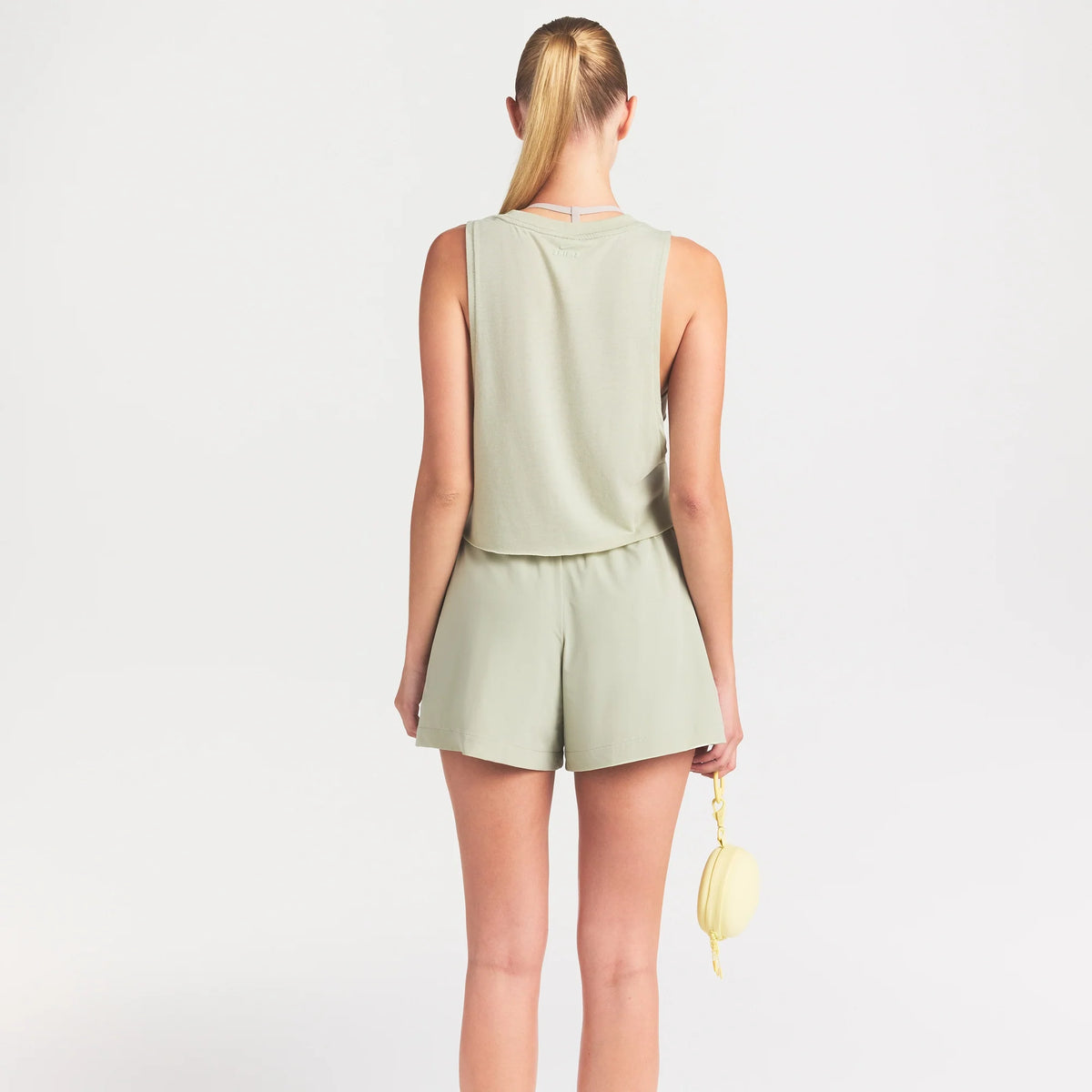 NikeSKIMS STRETCH NYLON 5" TRACK SHORT | TALC