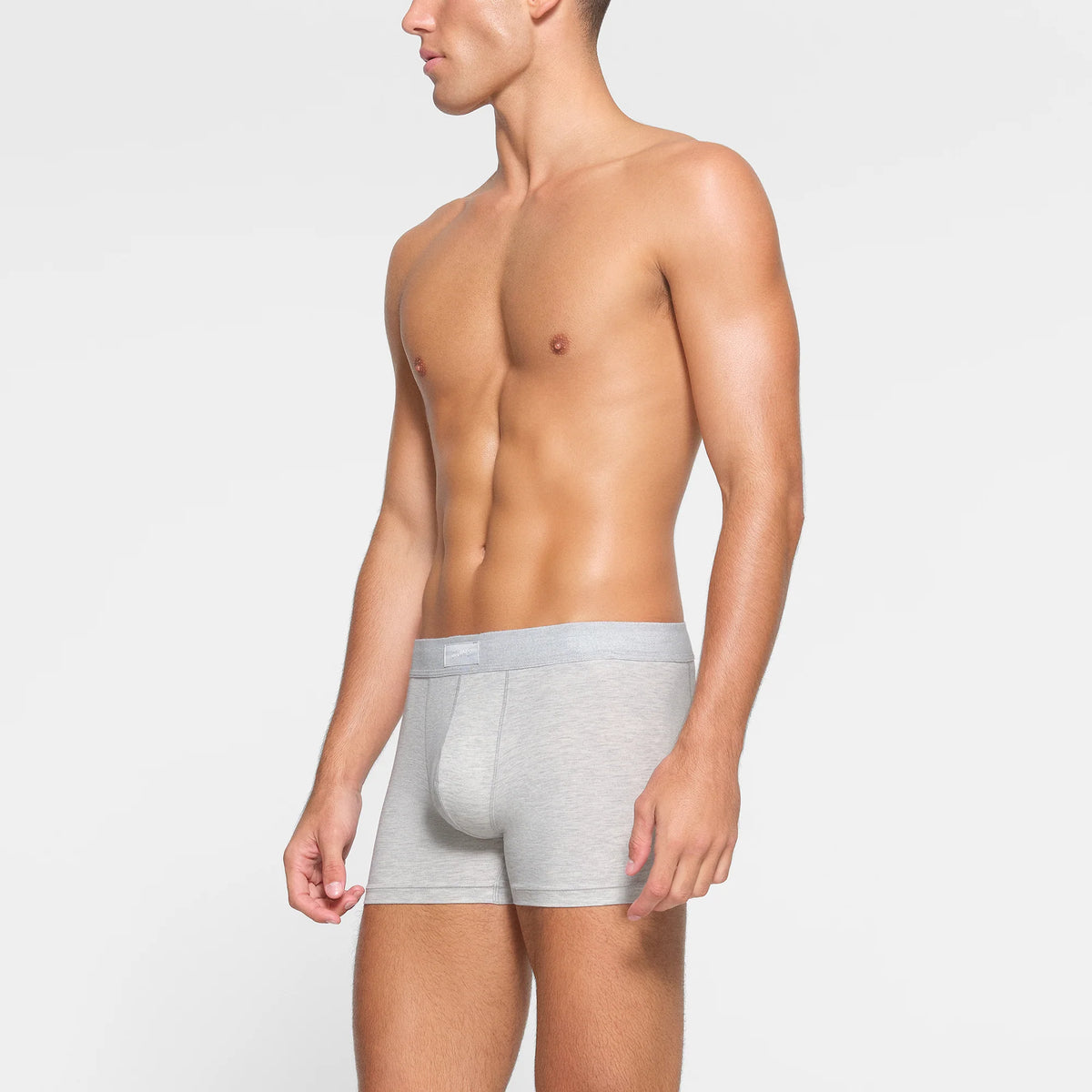 SKIMS COTTON MENS 3" BOXER BRIEF 3-PACK | HEATHER MULTI