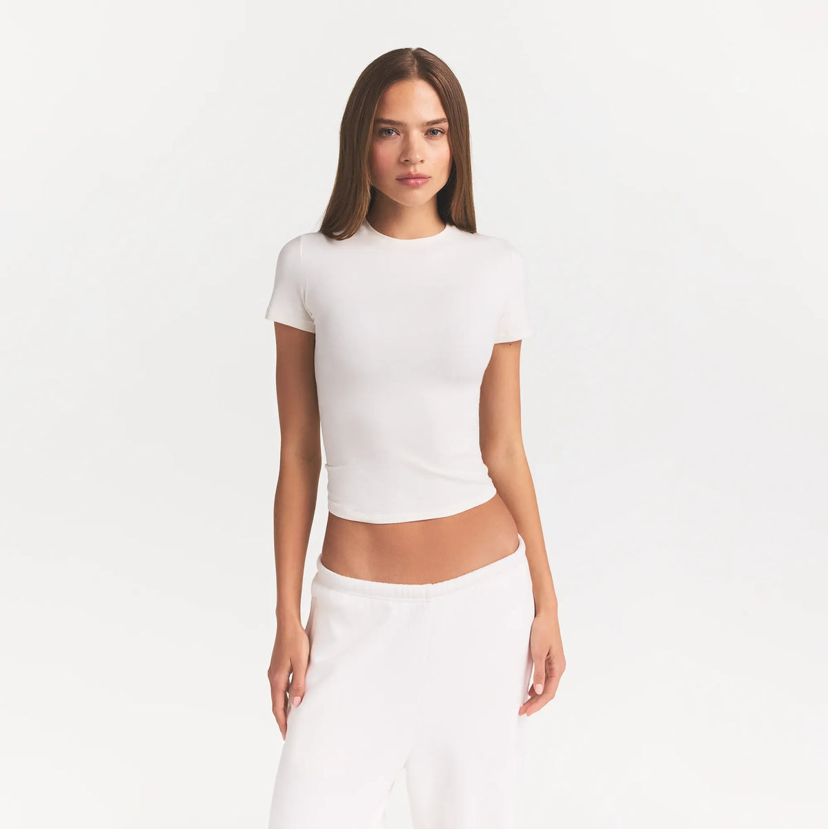 COTTON JERSEY T-SHIRT | MARBLE