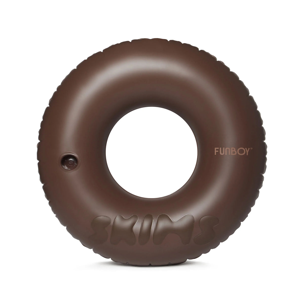 FUNBOY X SKIMS EMBOSSED TUBE FLOAT | COCOA