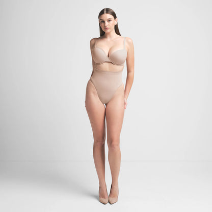 SEAMLESS SCULPT MID WAIST THONG | MICA