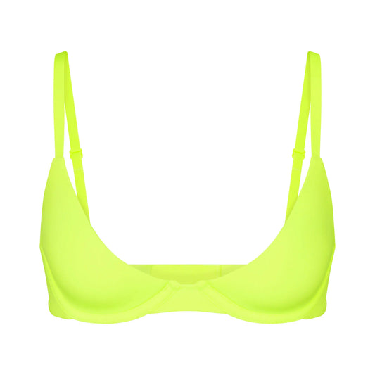 FITS EVERYBODY PLUNGE BRA | GREEN HIGHLIGHTER
