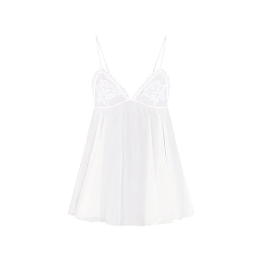 SKIMS ROMANCE BABYDOLL DRESS | IVORY