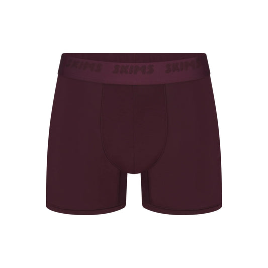 SKIMS STRETCH MENS 3" BOXER BRIEF | CURRANT