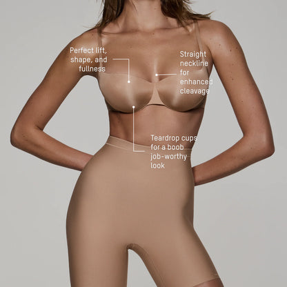 SKIMS ULTIMATE BALCONETTE PUSH-UP BRA | SAND