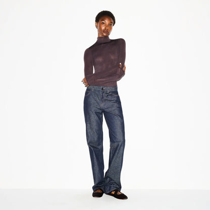 SHEER MODAL LONG SLEEVE TURTLENECK BODYSUIT | PHOENIX