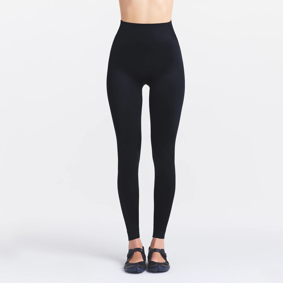 NikeSKIMS SATIN SHINE BONDED WAIST 29" LEGGING | OBSIDIAN
