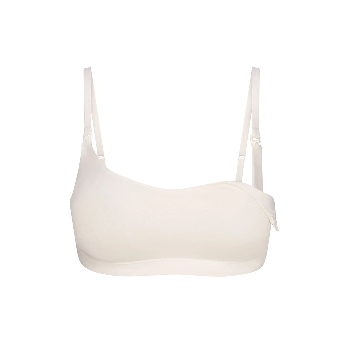 COTTON JERSEY MATERNITY NURSING SCOOP BRALETTE | MARBLE
