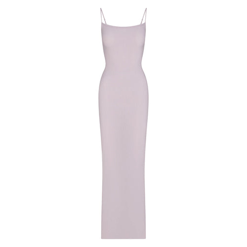 SOFT LOUNGE LONG SLIP DRESS | IRIS MICA