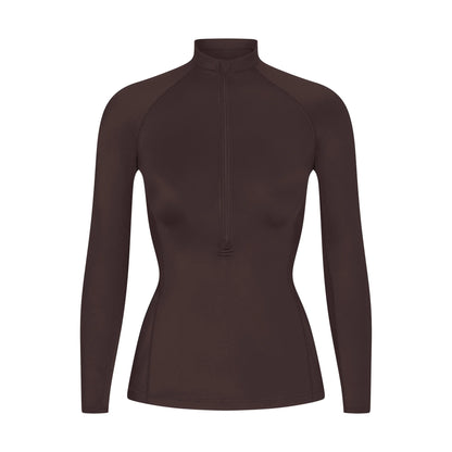 NikeSKIMS SHINE LONG SLEEVE HALF ZIP | PHOENIX