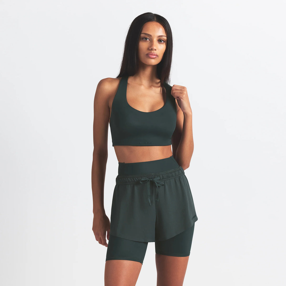 NikeSKIMS SHINE RACERBACK BRA | DARK TEAL