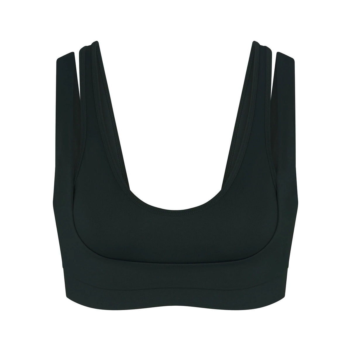 NikeSKIMS MATTE DOUBLE STRAP SCOOP BRA | DARK TEAL