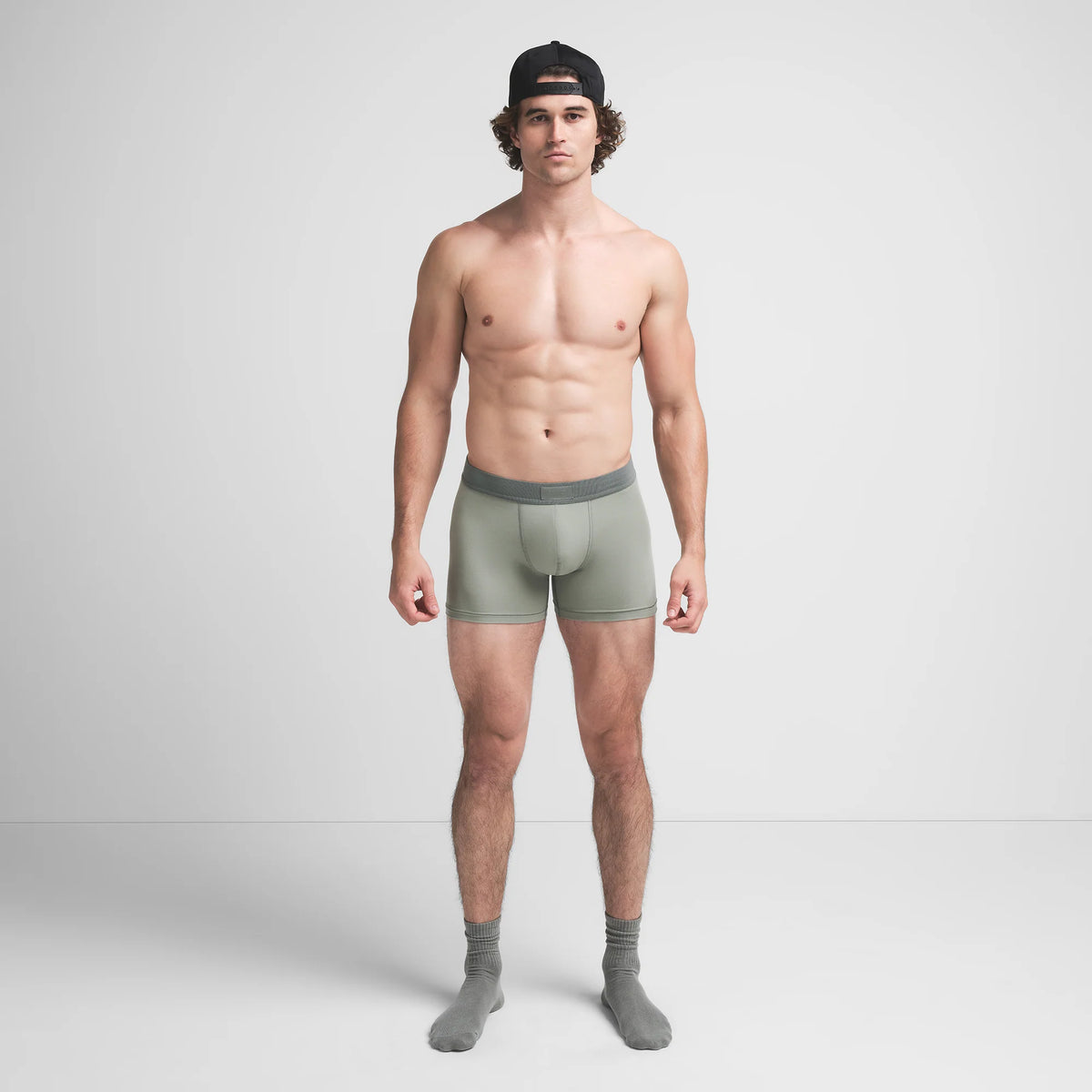 SKIMS COTTON MENS 3" BOXER BRIEF 3-PACK | STONE MULTI