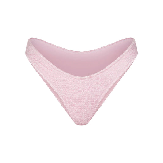 SATIN SWIM CHEEKY TANGA BIKINI BOTTOM | CHERRY BLOSSOM